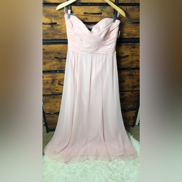 Lauren Ralph Lauren Soft Pink Strapless Dress size 8 - Picture 4 of 16